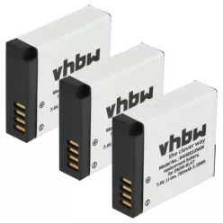   VHBW Battery Panasonic DMW-BLH7E, DMW-BLH7, DMW-BLHPP, DMW-BLH7PP - 600 mAh 7.2 V Li-Ion