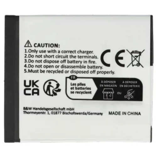 VHBW Battery Panasonic DMW-BLH7E, DMW-BLH7, DMW-BLHPP, DMW-BLH7PP - 600 mAh 7.2 V Li-Ion