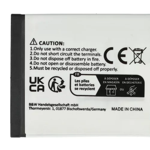 VHBW Battery Panasonic DMW-BLH7E, DMW-BLH7, DMW-BLHPP, DMW-BLH7PP - 600 mAh 7.2 V Li-Ion
