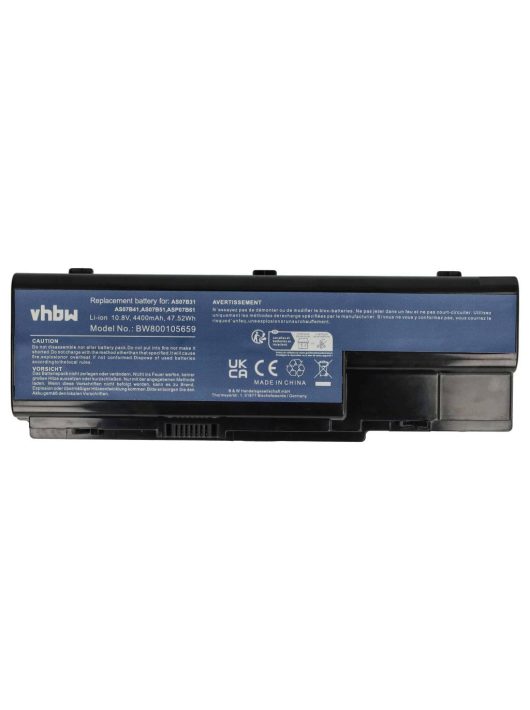 Notebook akkumulátor  Acer 3UR18650Y-2-CPL-ICL50, 1010872903 - 4400 mAh 10,8 V Li-Ion, fekete