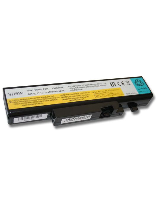 Notebook akkumulátor  Lenovo 121000918, 121000917, 121000916 - 4400 mAh 11,1 V Li-Ion, fekete