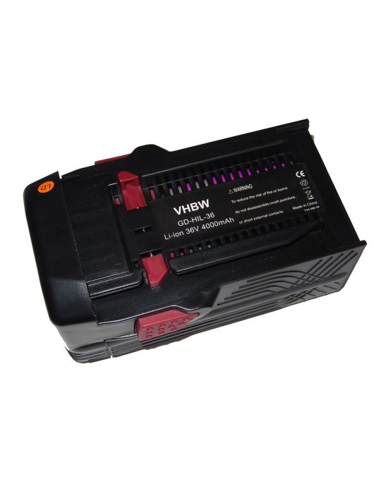 Elektromos kéziszerszámgép akkumulátor Hilti B36, B36V, 2203932, 418009 - 4000 mAh, 36 V, Li-Ion 