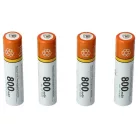 VHBW Festnetztelefon Akku 4 Einheiten für Philips CD270, CD275, D4501, D6351, M3351, M3451, M3451B/38 Linea Lux, M5 Geräte