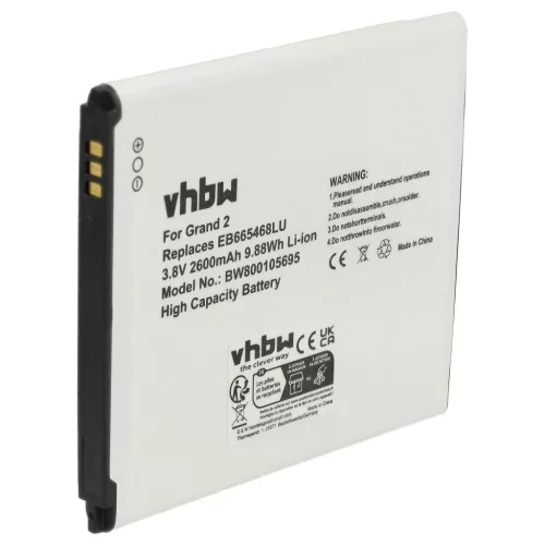 VHBW Mobile Phone Battery Samsung EB665468LU, EB-B220AC - 2600 mAh 3.8 V Li-Ion