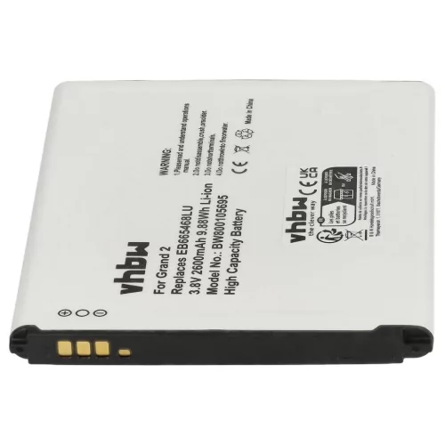VHBW Mobile Phone Battery Samsung EB665468LU, EB-B220AC - 2600 mAh 3.8 V Li-Ion
