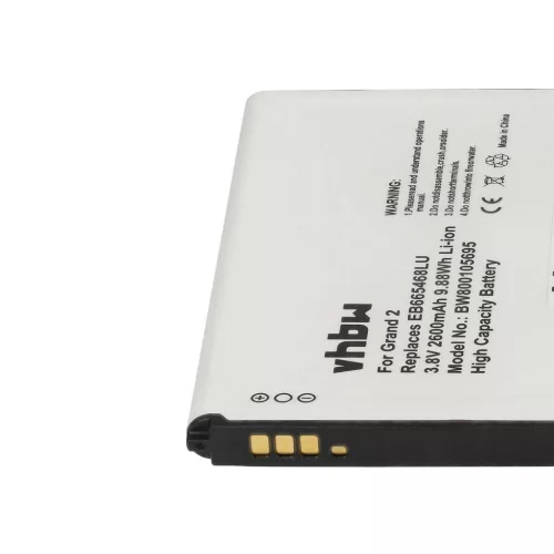 VHBW Mobile Phone Battery Samsung EB665468LU, EB-B220AC - 2600 mAh 3.8 V Li-Ion