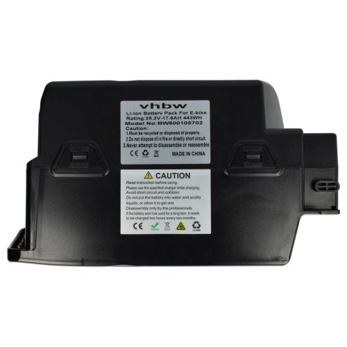 VHBW Akku für Panasonic Flyer-Serie, Li-Ion, 26V, 17.6Ah