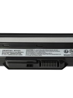   Notebook akkumulátor  40025611, 3715A-MS6837D1, 14L-MS6837D1 típusokhoz - 2200 mAh 11,1 V Li-Ion, fekete