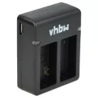 VHBW Charger and Battery for GoPro Hero 3 Black Edition, CHDHN-301, CHDHX-301 - 1180 mAh 3.7 V Li-polymer