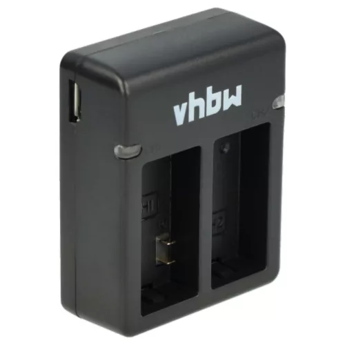 VHBW Charger and Battery for GoPro Hero 3 Black Edition, CHDHN-301, CHDHX-301 - 1180 mAh 3.7 V Li-polymer
