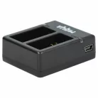 VHBW Charger and Battery for GoPro Hero 3 Black Edition, CHDHN-301, CHDHX-301 - 1180 mAh 3.7 V Li-polymer
