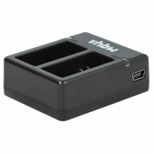 VHBW Charger and Battery for GoPro Hero 3 Black Edition, CHDHN-301, CHDHX-301 - 1180 mAh 3.7 V Li-polymer