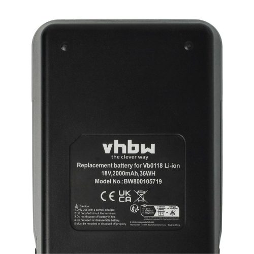 VHBW Electric Power Tool Battery for Senco VB0118 - 2000 mAh, 18 V, Li-Ion