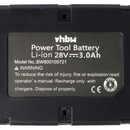 VHBW Electric Power Tool Battery AEG / Milwaukee M28 – 3000 mAh, 28 V, Li-Ion