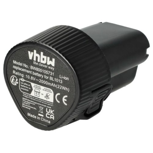 VHBW Electric Power Tool Battery Makita 194550-6, 194551-4, 194588-1, 195332-9 - 2000 mAh, 10.8 V, Li-Ion