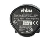 VHBW Electric Power Tool Battery Makita 194550-6, 194551-4, 194588-1, 195332-9 - 2000 mAh, 10.8 V, Li-Ion