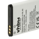 VHBW Mobile Phone Battery for Wiko Lubi2 - 1200 mAh 3.7 V Li-Ion - Smartphone Battery