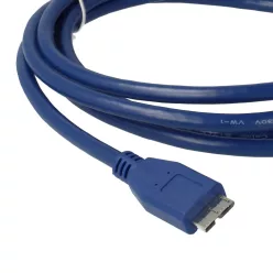   VHBW Buffalo HD-AVSU3 Micro-USB Cable, Type A, USB-Micro USB 3.0