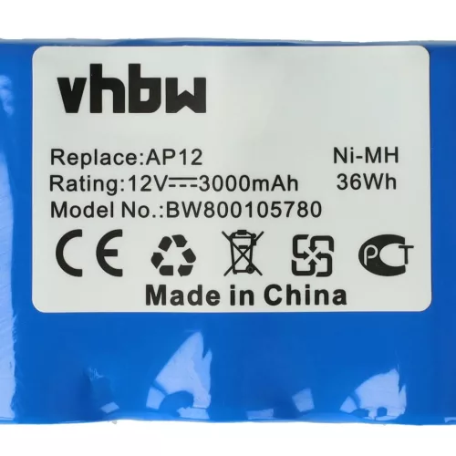 VHBW Gardena AP12 Lawn Mower Battery - 3000mAh 12V NiMH