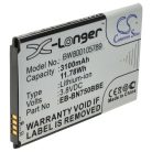 VHBW Tablet Akku Samsung EB-BN750BBE, EB-BN750BBC - 3100 mAh 3,8 V Li-Ion