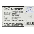 VHBW Tablet Akku Samsung EB-BN750BBE, EB-BN750BBC - 3100 mAh 3,8 V Li-Ion