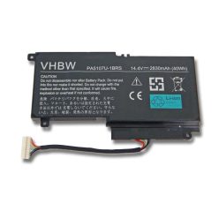   Notebook akkumulátor  Toshiba 7D013201M, 7D227747S, 4ICP9/39/65-1 - 2830 mAh 14,4 V Li-Ion
