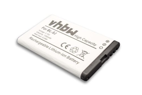 Mobiltelefon akkumulátor Doro RCB01-hez - 1350 mAh 3,7 V Li-Ion - Okostelefon akkumulátor