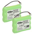 VHBW Vezetékes telefon akkumulátor Agfeo 23NO09TT30, 84743411, AH-AAA600F - 600 mAh 3,6 V NiMH