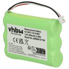 VHBW Vezetékes telefon akkumulátor Agfeo 23NO09TT30, 84743411, AH-AAA600F - 600 mAh 3,6 V NiMH