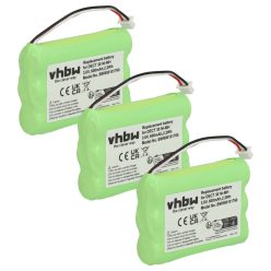   VHBW Vezetékes telefon akkumulátor Agfeo 23NO09TT30, 84743411, AH-AAA600F - 600 mAh 3,6 V NiMH