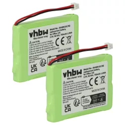   VHBW Festnetztelefonakku 20328196BD, 2010 - 750 mAh 2,4 V NiMH