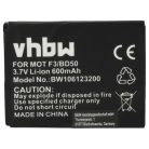 VHBW Wired Phone Battery AVM 312BAT006, 100402, 312BAT016 - 600 mAh 3.7 V Li-Ion