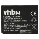 VHBW Wired Phone Battery AVM 312BAT006, 100402, 312BAT016 - 600 mAh 3.7 V Li-Ion
