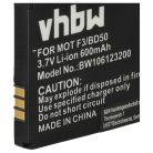 VHBW Wired Phone Battery AVM 312BAT006, 100402, 312BAT016 - 600 mAh 3.7 V Li-Ion