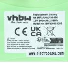 VHBW Vezetékes telefon akkumulátor 3HR-AAAU - 800 mAh 3,6 V NiMH