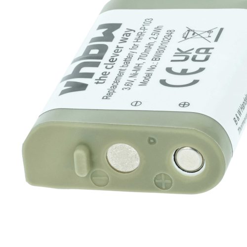 VHBW Telefon Akku N4HHGMB00005, N4HHGMB00001 - 700 mAh 3,6 V NiMH