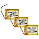 VHBW Kabelloser Telefonakku CP75, MT LP053040 - 500 mAh 3,7 V Li-Polymer