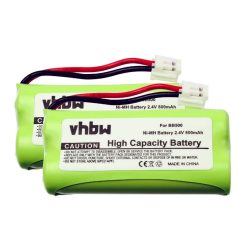   VHBW Telefon Akkumulátor 60AAAH2BMJ, BC102906, 87C, BT-34H, T377 - 800 mAh 2,4 V NiMH