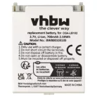 VHBW Battery Panasonic CGA-LB102 - 700 mAh 3.7 V Li-Ion