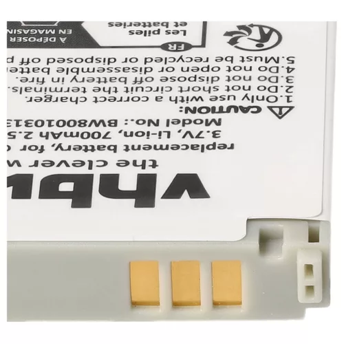 VHBW Battery Panasonic CGA-LB102 - 700 mAh 3.7 V Li-Ion