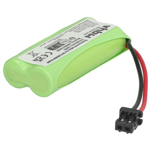 VHBW Akkumulátor 2SNAAA55HSJ1, 2SN-AAA55H-S-J1 - 800 mAh 2,4 V NiMH