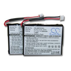   VHBW Cordless Phone Battery AEG DLP413239, 0829 - 500 mAh 3.7 V Li-Ion
