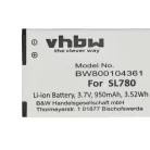 VHBW Battery Siemens S30852-D2152-X1, 4250366817255 - 950 mAh 3.7 V Li-Ion