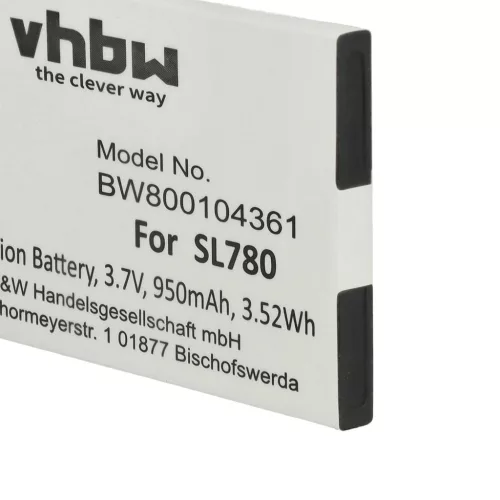 VHBW Battery Siemens S30852-D2152-X1, 4250366817255 - 950 mAh 3.7 V Li-Ion
