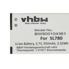 VHBW Battery Siemens S30852-D2152-X1, 4250366817255 - 950 mAh 3.7 V Li-Ion