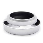 VHBW 39 mm Silver Lens Hood, Round for Lens