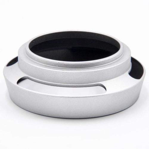 VHBW 40.5 mm Silver Lens Hood, Round