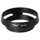 VHBW 49 mm Lens Hood - Black, Round