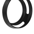 VHBW 49 mm Lens Hood - Black, Round