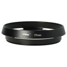 VHBW 77mm Lens Hood - Black, Round
